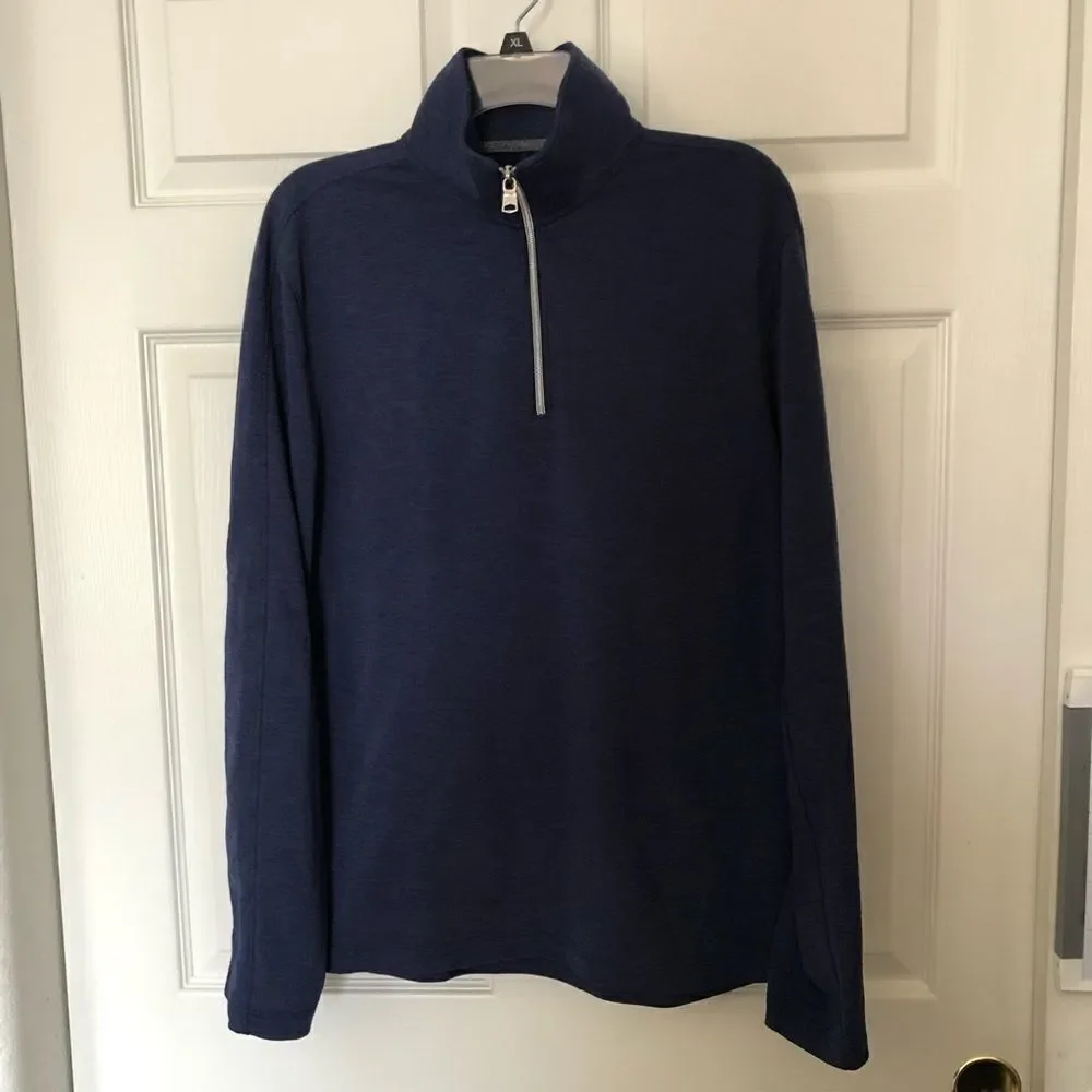 BANANA REPUBLIC Men’s 1/4 Zip Pullover Sweater M